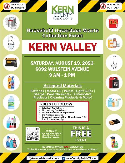 Bulky Waste Collection Event: Bakersfield